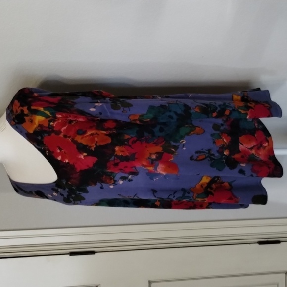 Soft Surroundings Sz M Fleur Aquarelle Floral Knit Top Floral Womens - Picture 3 of 10